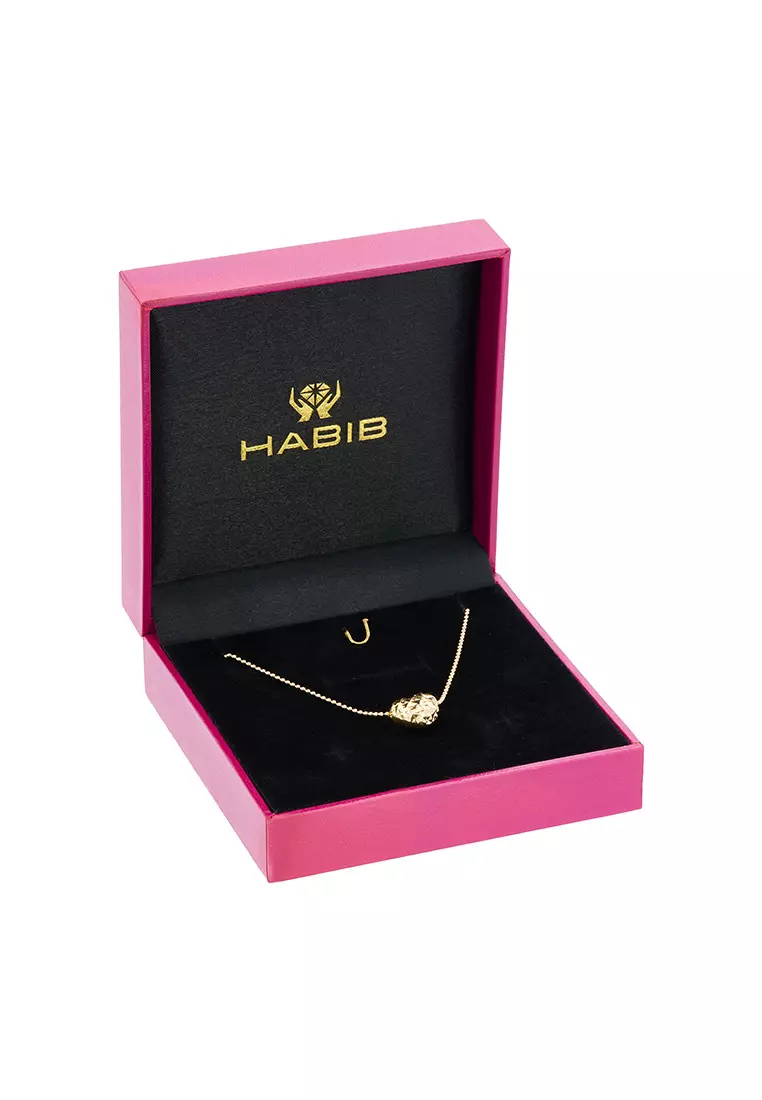 HABIB 925 Silver Necklace CJ-7-CL12(Y)