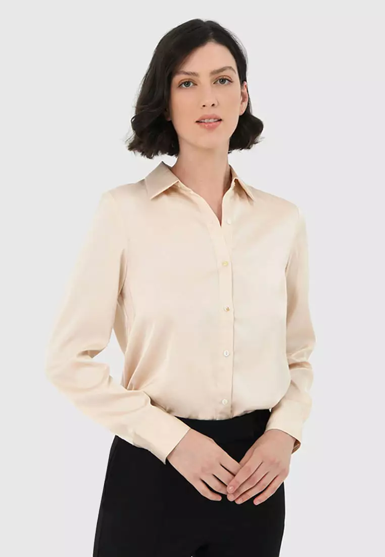 Leon Loose Fit Satin Blouse