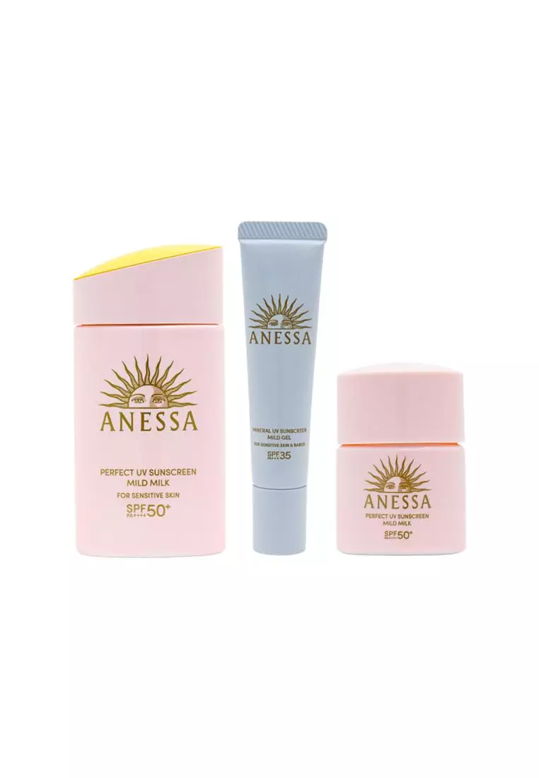 Anessa Mild UV Milk Limited Pack Set (3pcs)