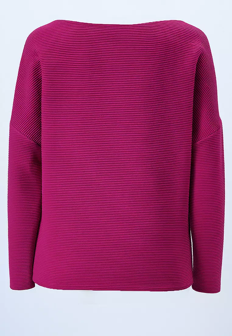 Crew Neck Batwing Sleeves Sweatshirt