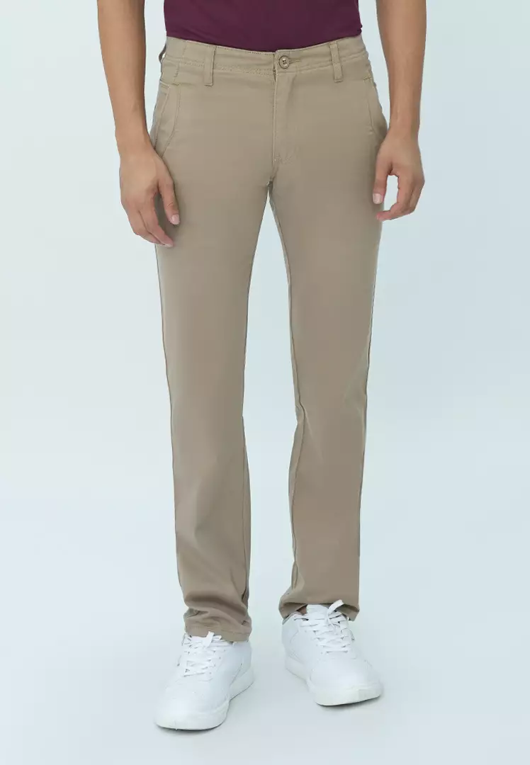 LGS - Celana Chinos - Saku Vest - Regular Fit - Khakis - CCT.569.057.001.C