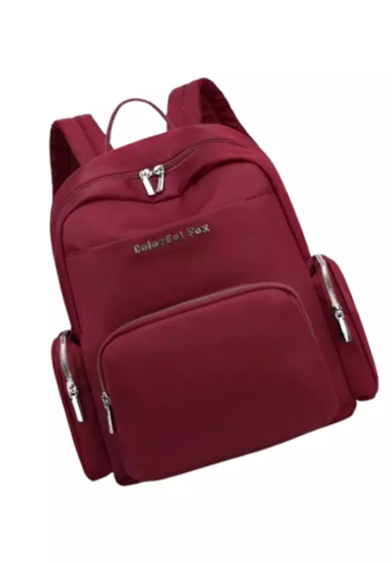 Tas Ransel Wanita Backpack Wanita Remaja Tas Anti Air 2330 ORIGINAL - Red