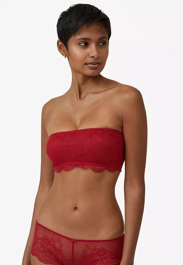 Cotton On Body NALA MULTIWAY BANDEAU - Bustier - crimson/red