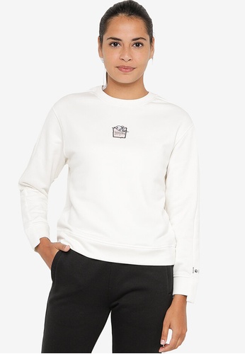 361° white Cross Training Crew Neck Sweatshirt BD278AA43B76C9GS_1