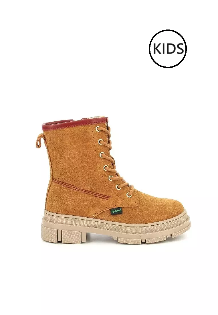 Discount on Kickers  shoes - SKU: Kick Goji Camel Red