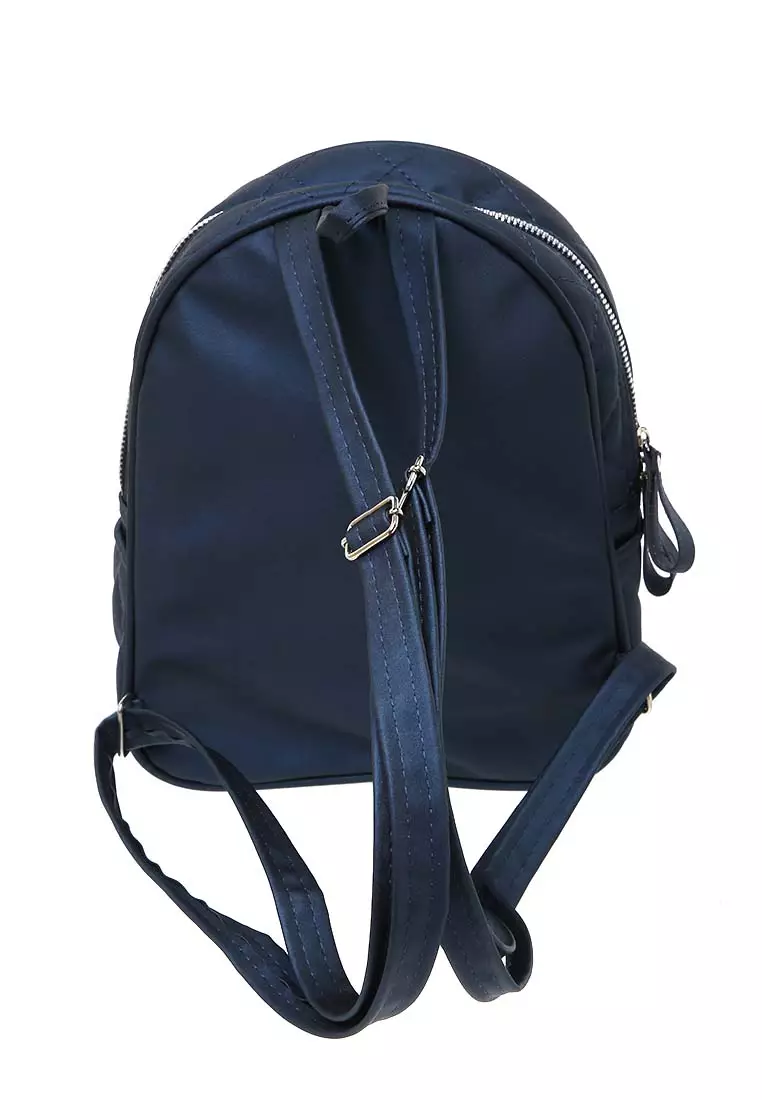 Mira Tas Ransel Wanita Design Simple Backpack Woman Premium Quality - Navy