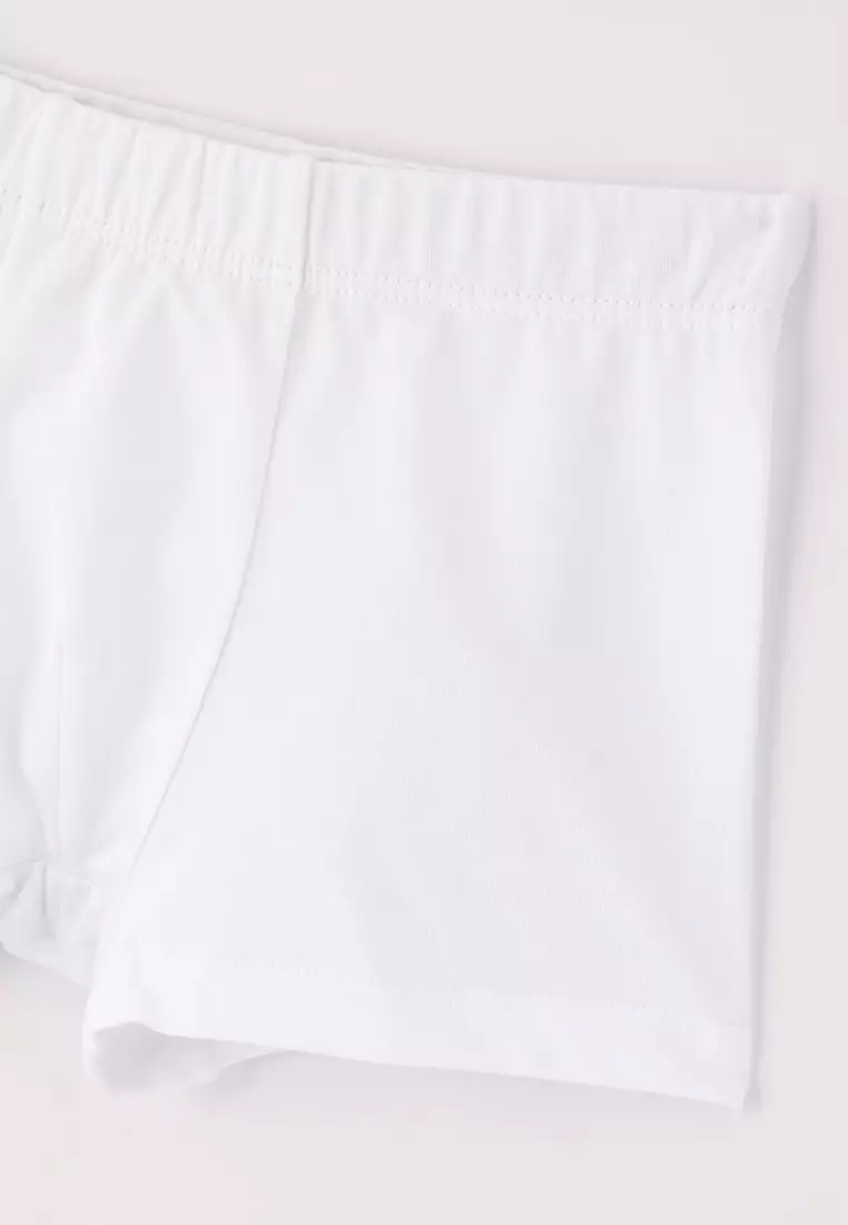 All white sale boxer shorts