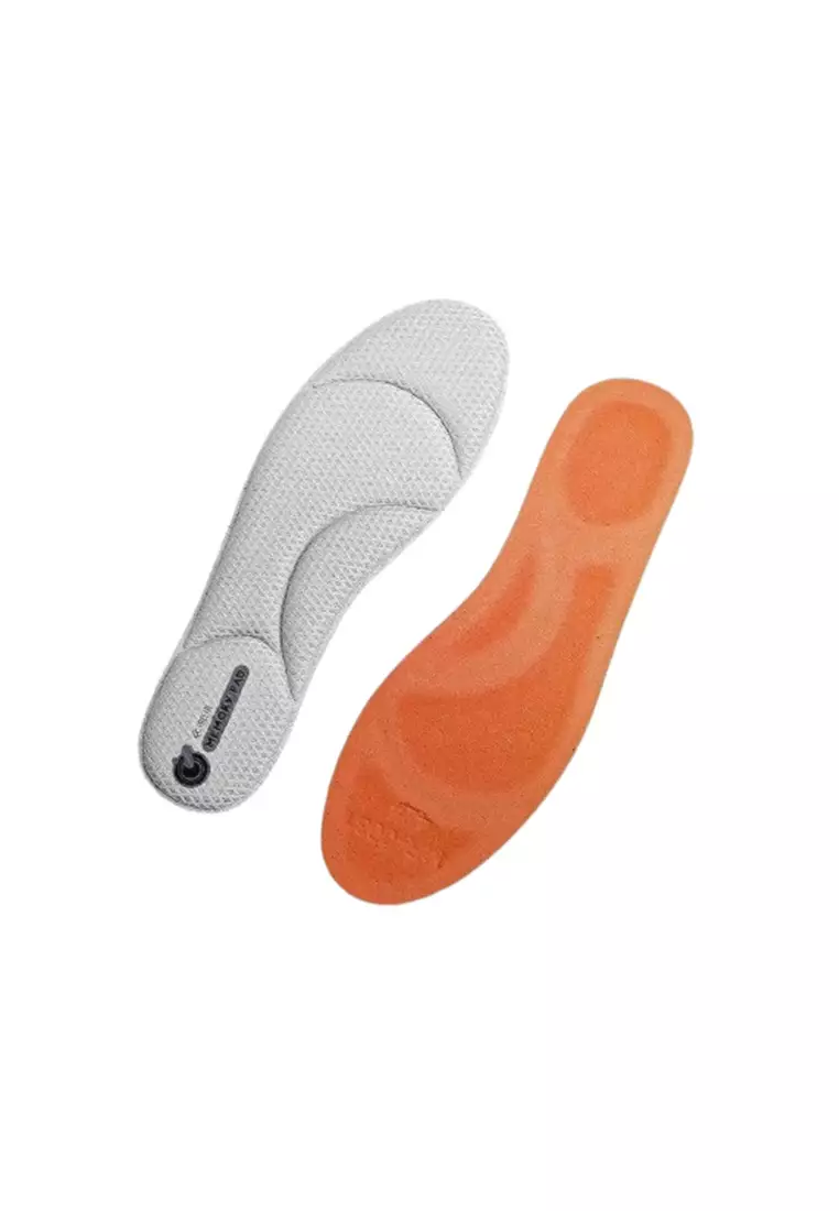 Insole Sepatu Alas Kaki Orthopedic Breatheable Anti Bacteria 41 ORIGINAL- Gray