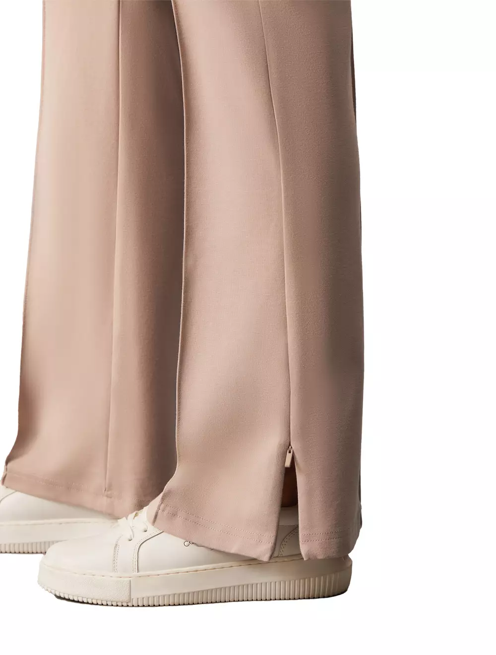 Calvin Klein Jeans - High Rise Flare Milano Pants - Beige - beige