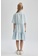 DeFacto blue Short Sleeve Cotton Dress B87CDKAD89278FGS_2