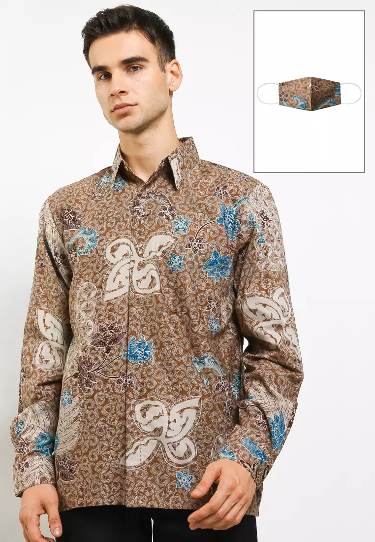 Billy Shirt Kemeja Batik Katun Lengan Panjang