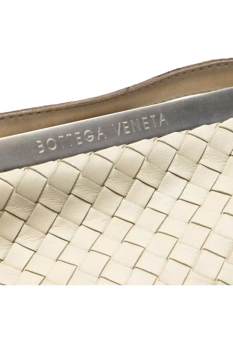 Pre-Loved Bottega Veneta Nappa Intrecciato Frame Crossbody