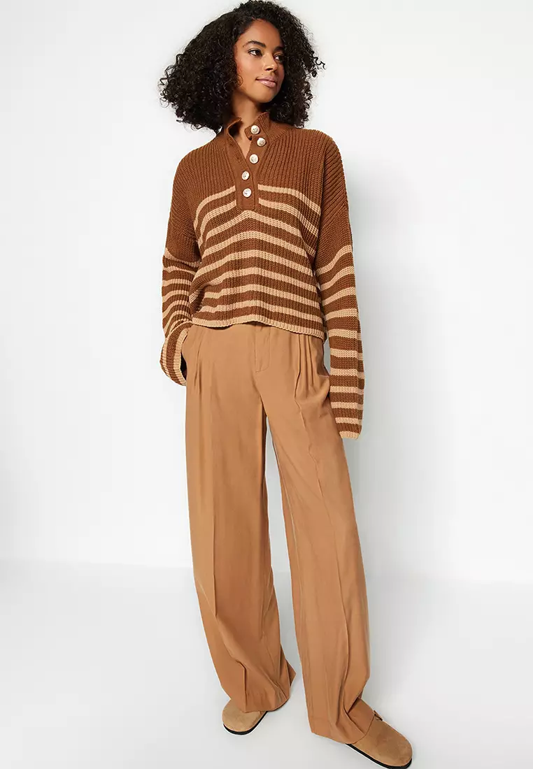 Striped Knitwear Sweater