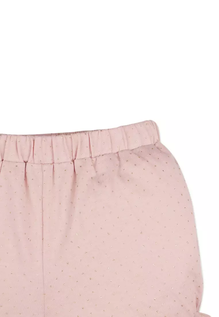 Girls Juliet Shorts Stars In Rose With Side Ties