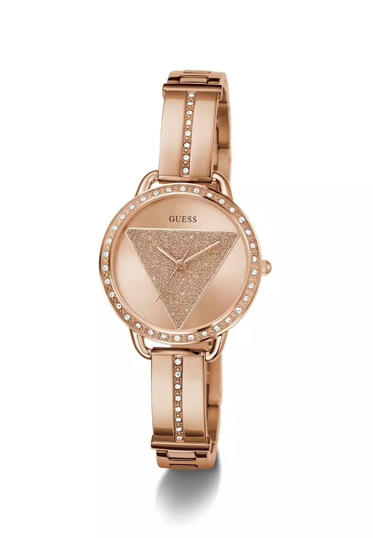 Jual Guess Watch GUESS Ladies Watch TRI BELLINI ROSE GOLD TONE