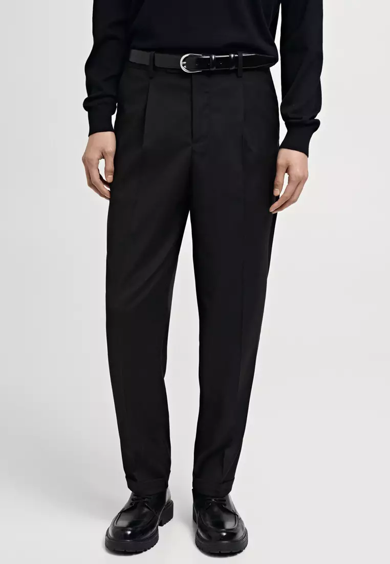 Buy MANGO Man Slim-Fit Suit Trousers 2025 Online ZALORA