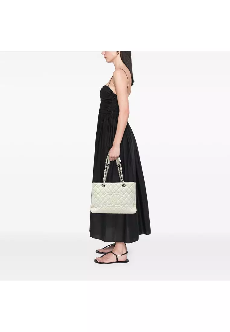 Pre-Loved Chanel Caviar Grand Shopping Tote