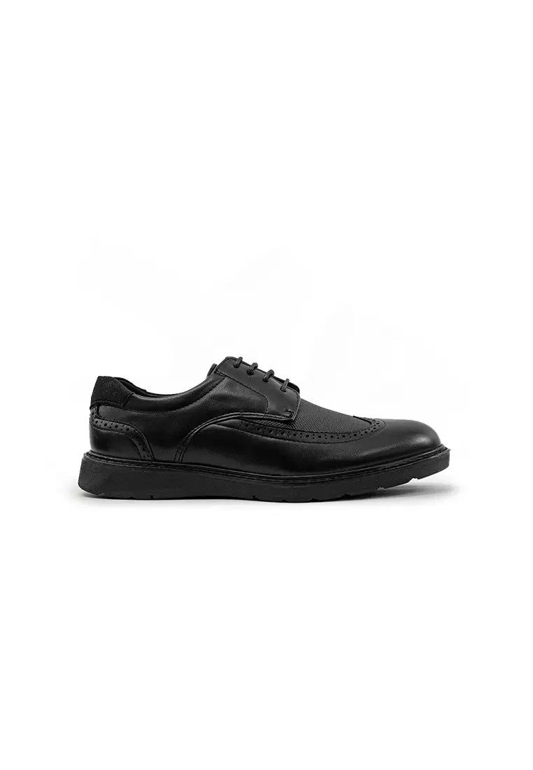 Mario D' boro Runway Men's Formal Oxford MY 26091 - Black C88