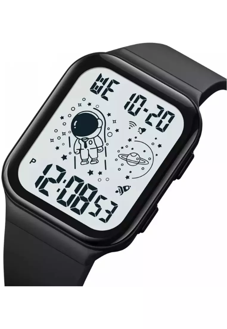 Jam Tangan Digital Pria Waterproof Many Function Strap Tali Material PU Silicone IR29 ORIGINAL