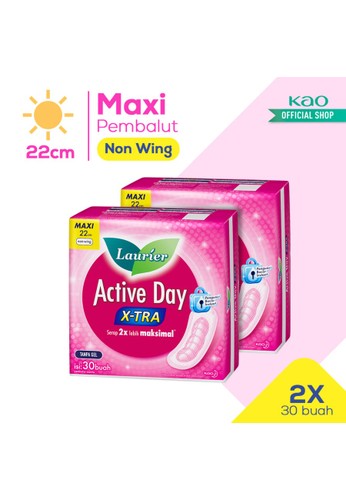 Laurier n/a Laurier Active Day Super Maxi 30S Twinpack 2AF96ES1F319B8GS_1