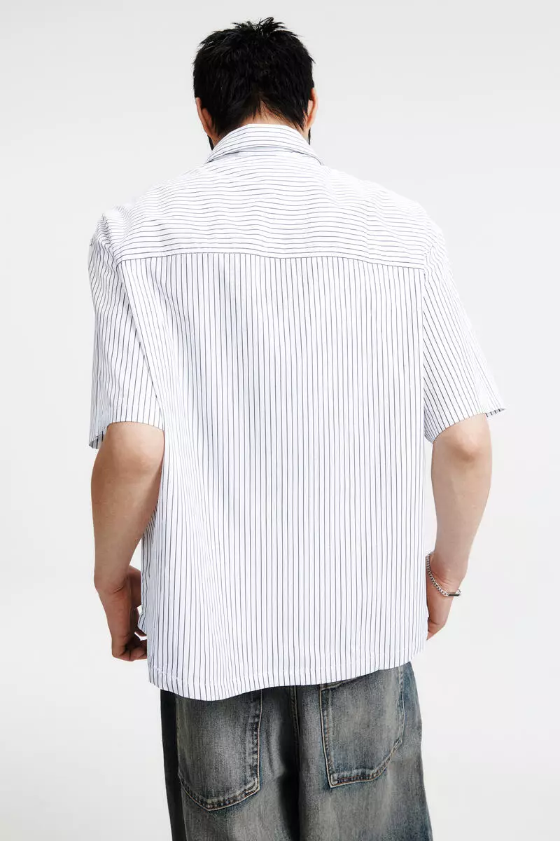 Loose Fit Printed cotton shirt