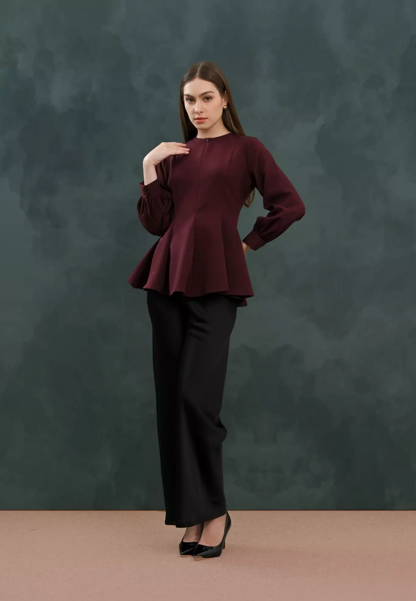 Liv Blouse - Mahogany