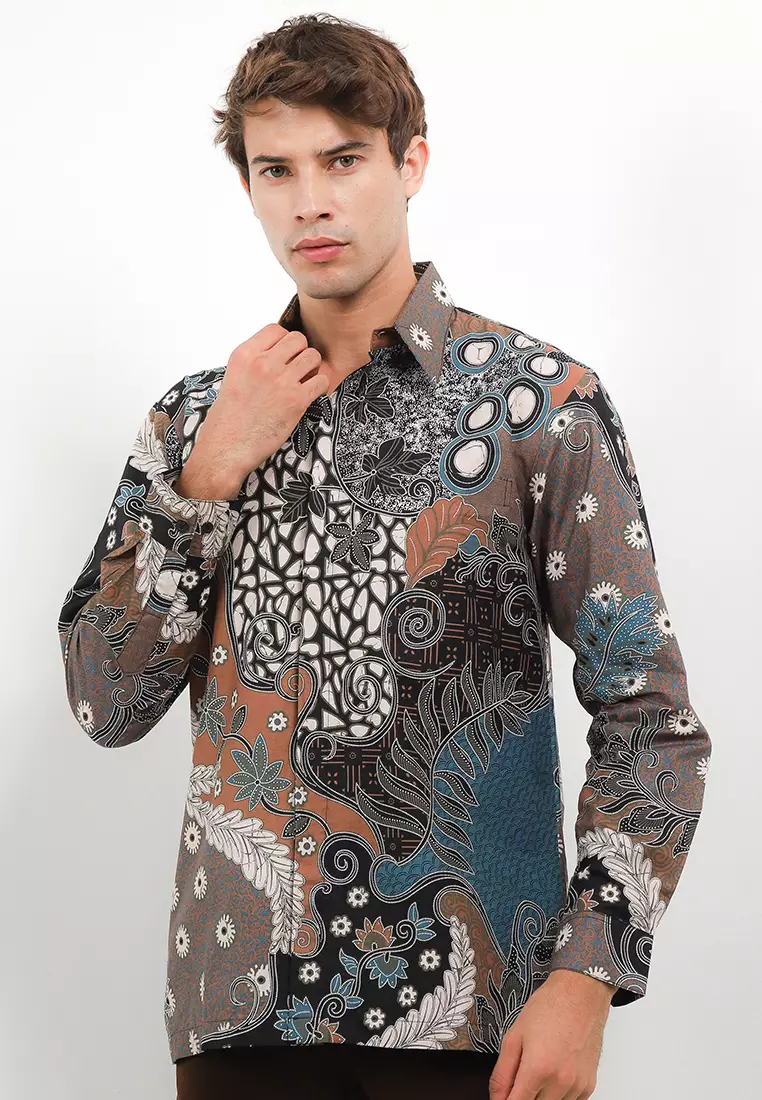 Marvin Shirt Kemeja Batik Katun Lengan Panjang