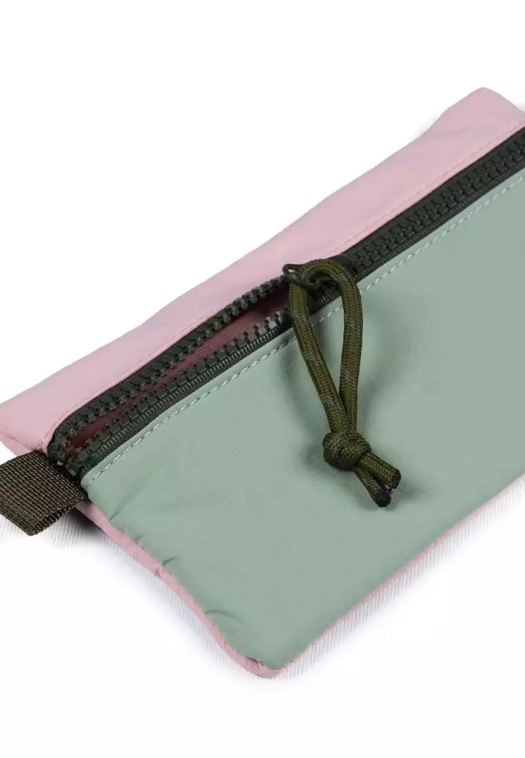 Crossing Tessa Colour Block Pouch Small - Mint/Powder Pink