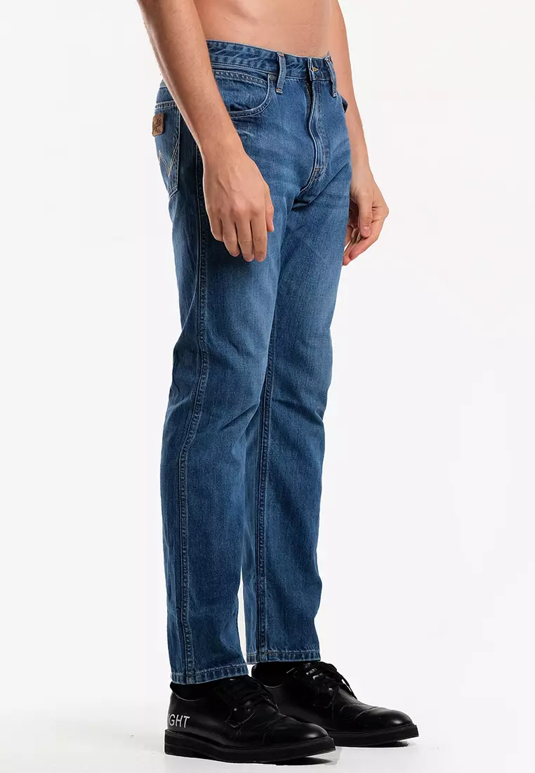 Wrangler Men's Denim Jeans Greensboro Fit