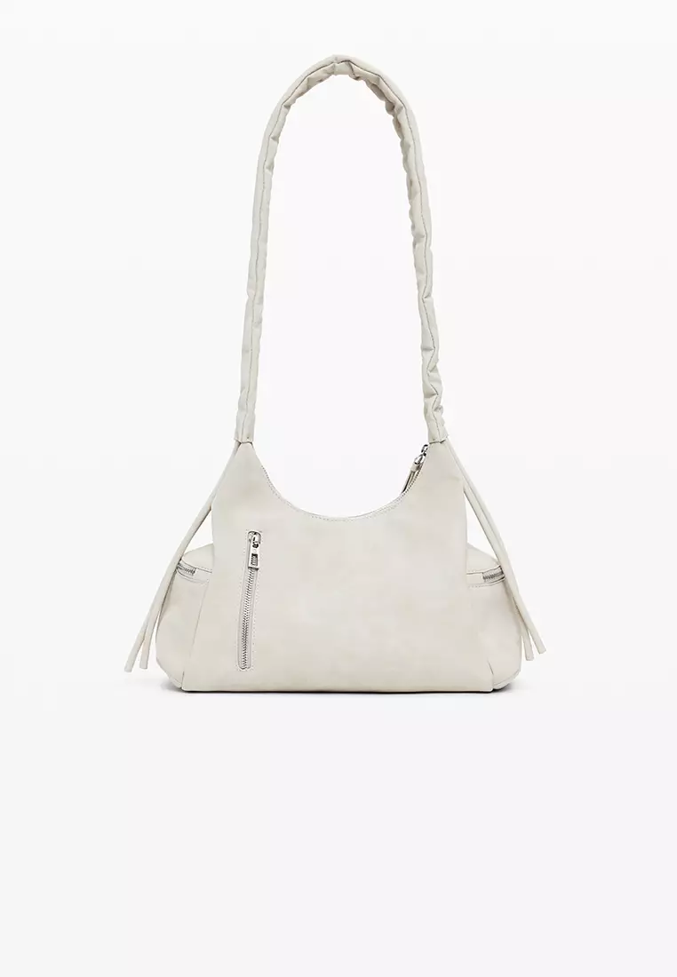 Medium 3D logo bag with ruched handle