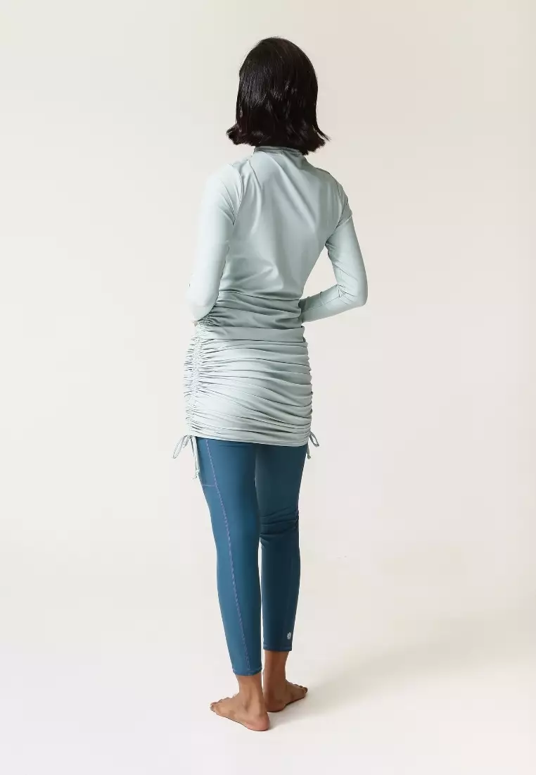 LANUUK Isla Modest Swim Dress – Aqua