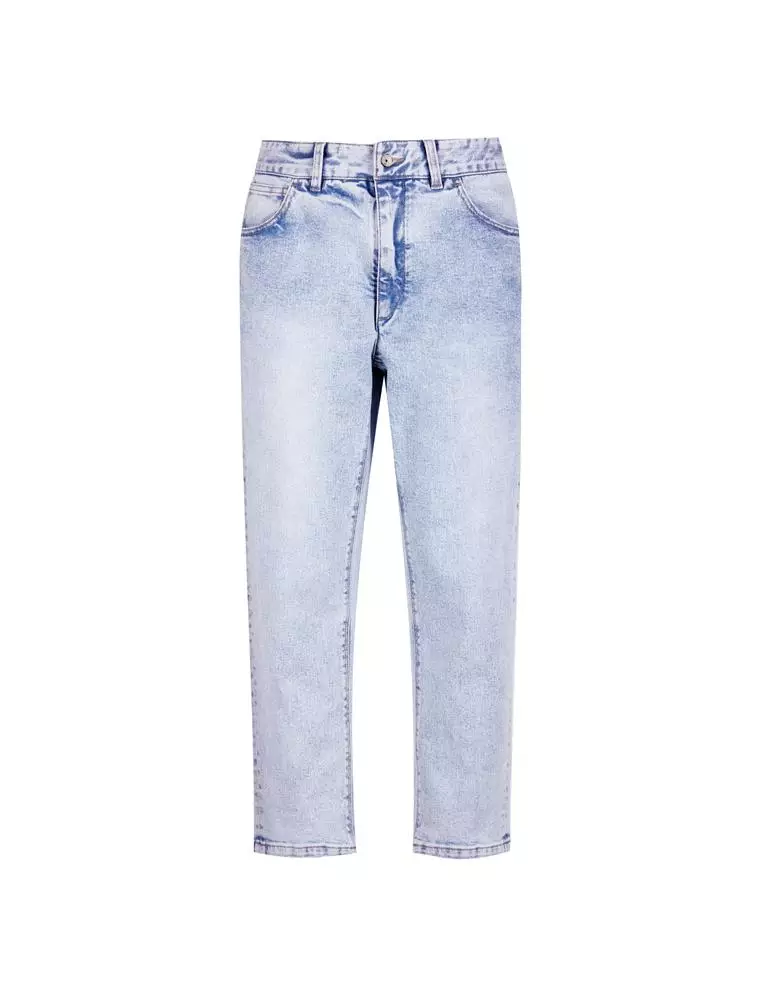 JNBY女士寬鬆錐形九分牛仔褲