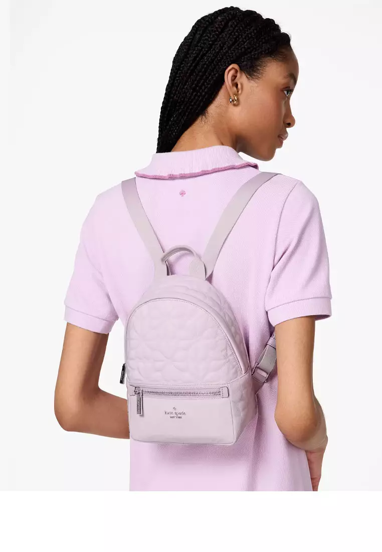 Buy Kate Spade Spade Flower Quilted Fabric Small Backpack 2025