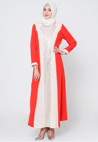 Dress Luna Sequin Red