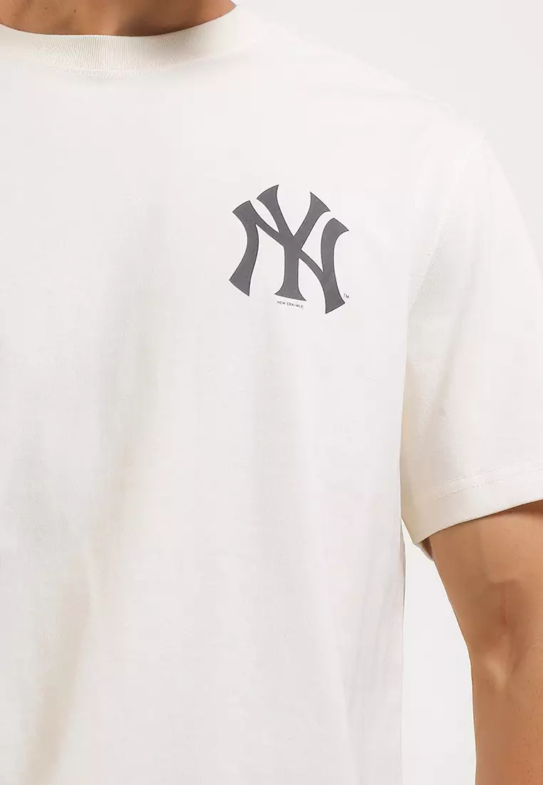 MLB CORE BASIC NEW YORK YANKEES IVORY SHORT SLEEVE T-SHIRT – New