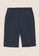 MARKS & SPENCER blue M&S Cotton Rich Knee Length Chino Shorts B805AAA7BC387EGS_1