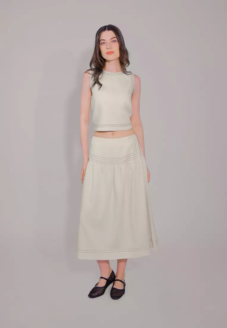 Darren Wrap Sleeveless Top