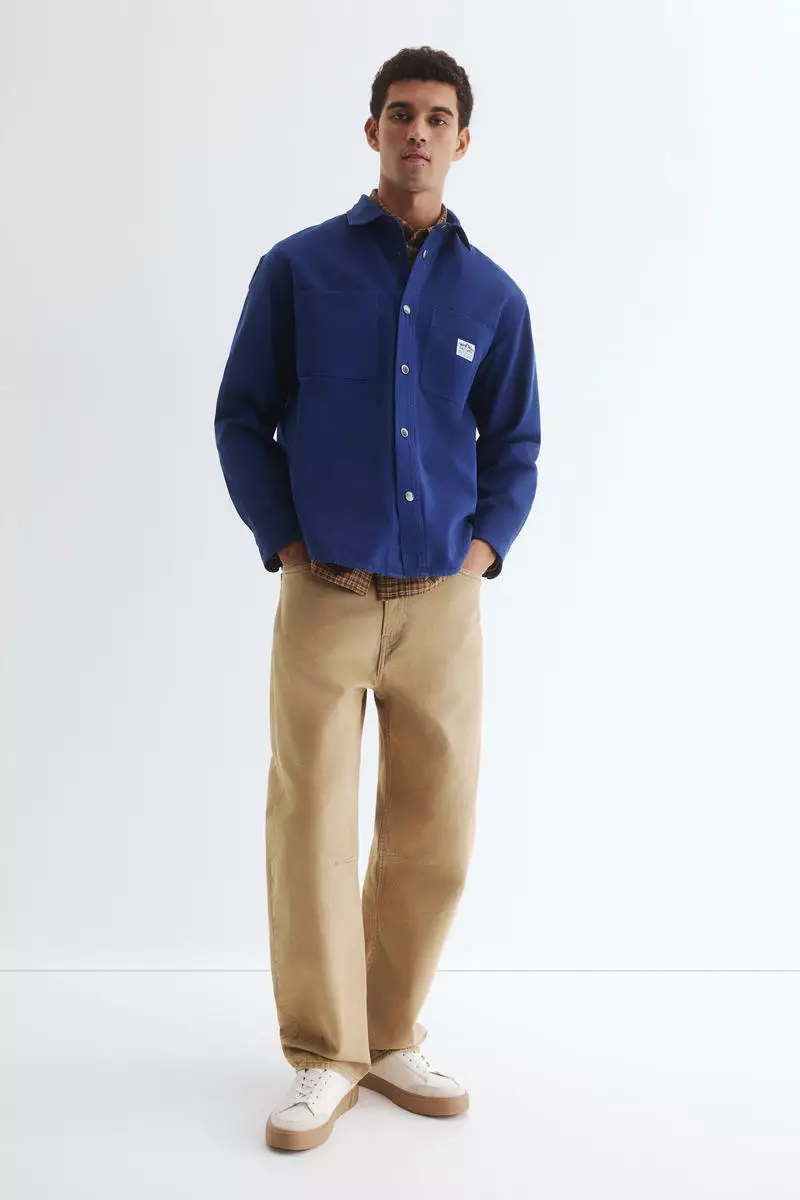 Oversized Fit Canvas overshirt