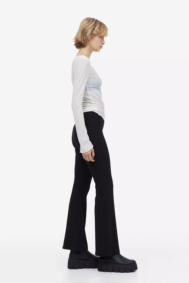 Jual H&M Flared leggings Original 2024 ZALORA Indonesia
