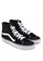 VANS black and white Core Classic SK8-Hi Sneakers VA142SH37NEWSG_4