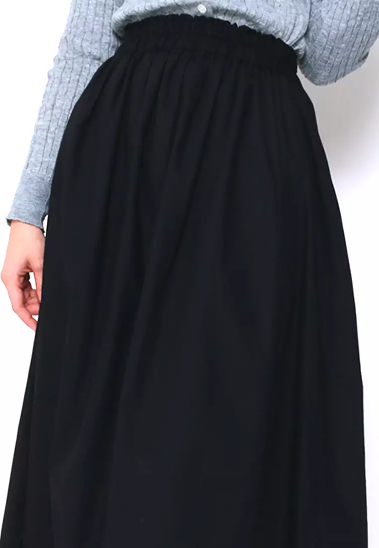 ALDA Poplin Midi Skirt