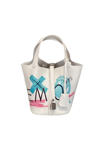 Emo Korean Fashion Brand Graffiti Pattern Handbag White 21 Buy Emo Online Zalora Hong Kong
