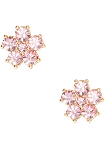 Kate Spade pink and gold Kate Spade Flower Studs Earrings in Light Pink o0ru2821 7D7C4AC1BCFD68GS_1