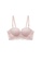 ZITIQUE pink Women's Deep V Push Up Lace Lingerie Set (Bra and Underwear) - Pink 29C32US9C2A4D7GS_2