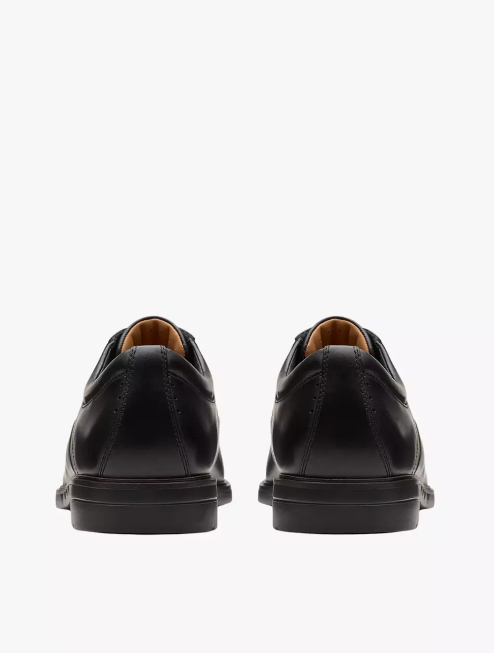 Clarks Un Kendric Way Black Leather