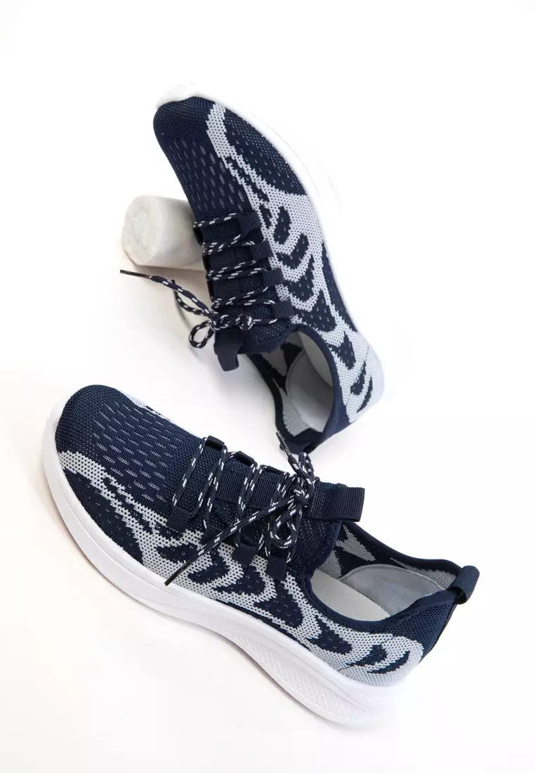 Navy Blue-Ice Women's Sneaker 20718