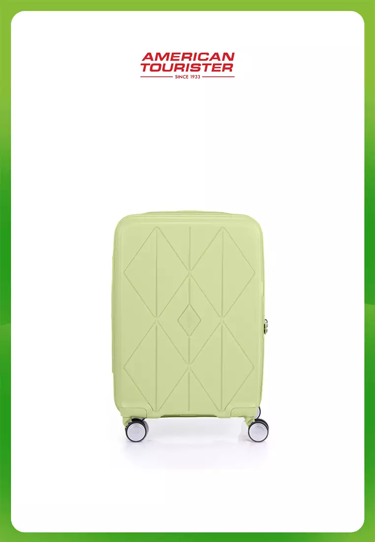 American Tourister Koper Hardcase Argyle Cabin 20 Inch - Frozen Matcha