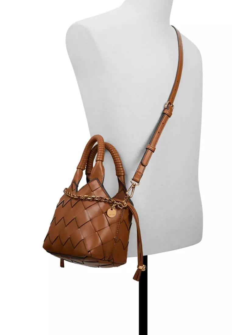 Royffe Small Drawstring Bucket Bag