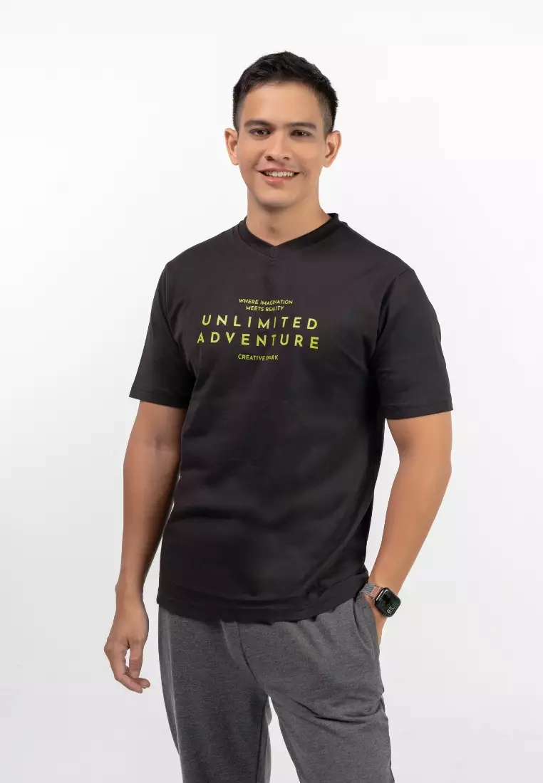 MEN'S COTTON LIFESTYLE SHORT SLEEVE GRAPHIC T-SHIRT