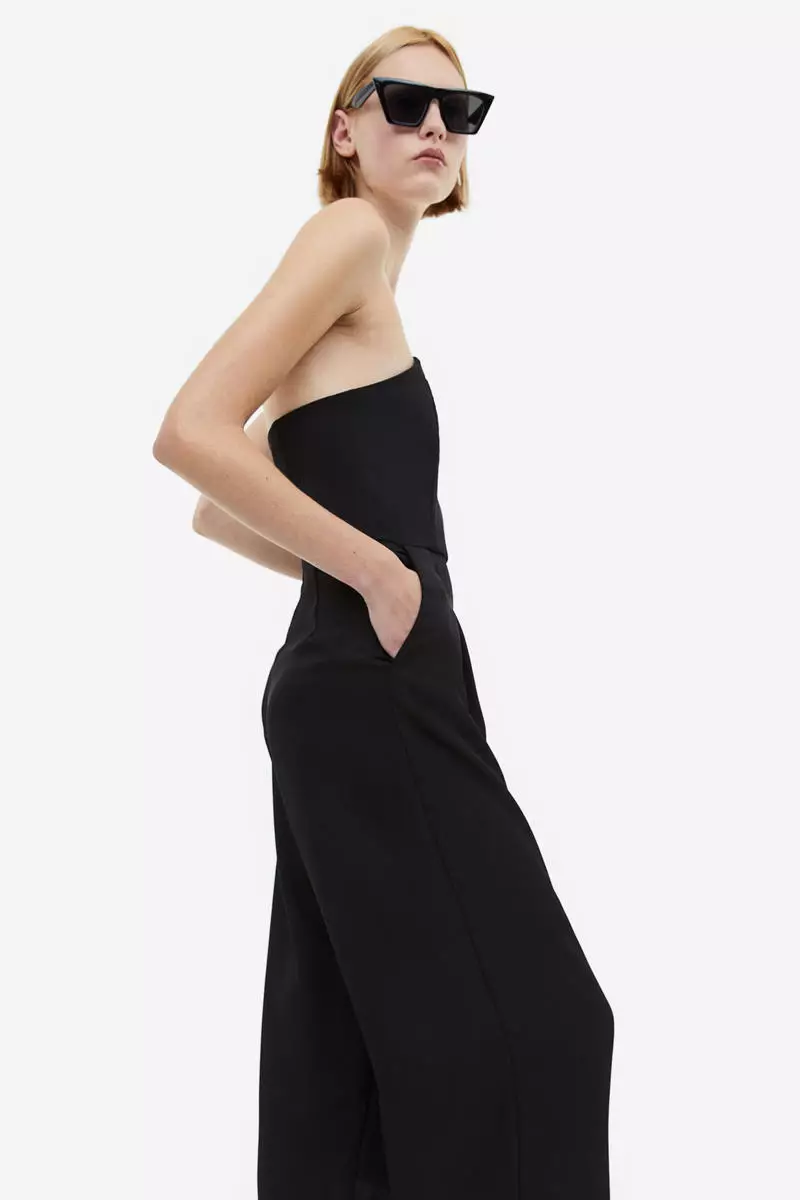 Bandeau outlet jumpsuit culotte